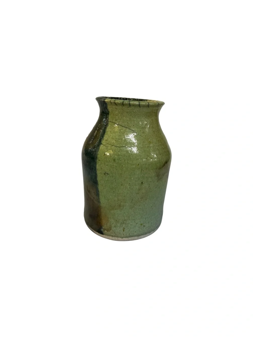 Vtg Barbara Jordan Ceramic Vase 1998 Signed Studio Art Pottery Volcanic Glaze